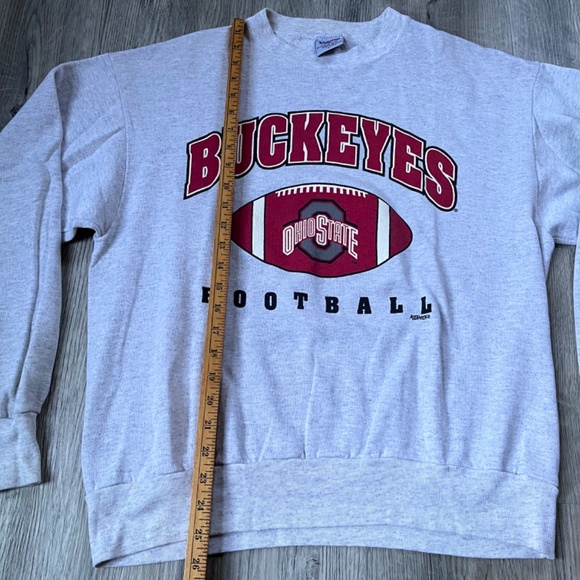 VTG OHIO STATE buckeyes crewneck sweatshirt L volunteer knit apparel made in USA - Picture 5 of 7